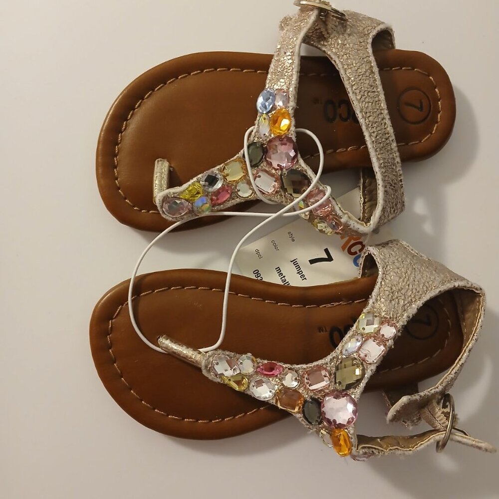 Circo Size 7 Jumper Kids Girls Shoes Cute Bedazzled